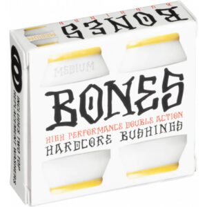 Bones ~ Bushings White Medium 91a (para los 2 set de trucks)